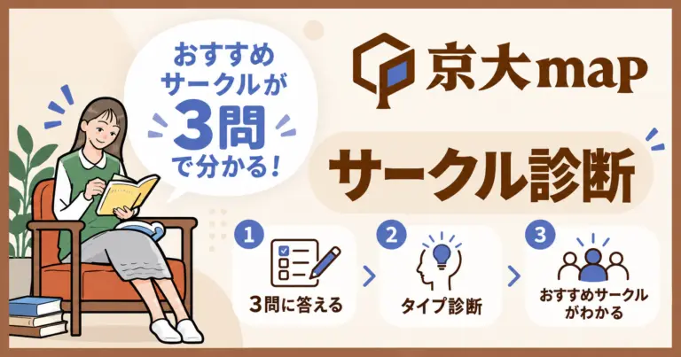 【サークル診断】LINE友だち追加＆学年登録で自分に合うサークルが分かります！